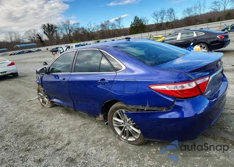 2016 Toyota Camry Le из США, поврежденный, VIN 4T1BF1FK5GU520103
